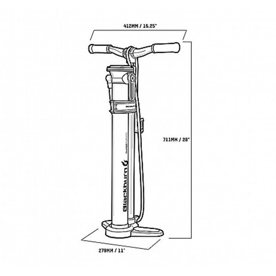 Blackburn Chamber Tubeless Floor Pump - Image 2
