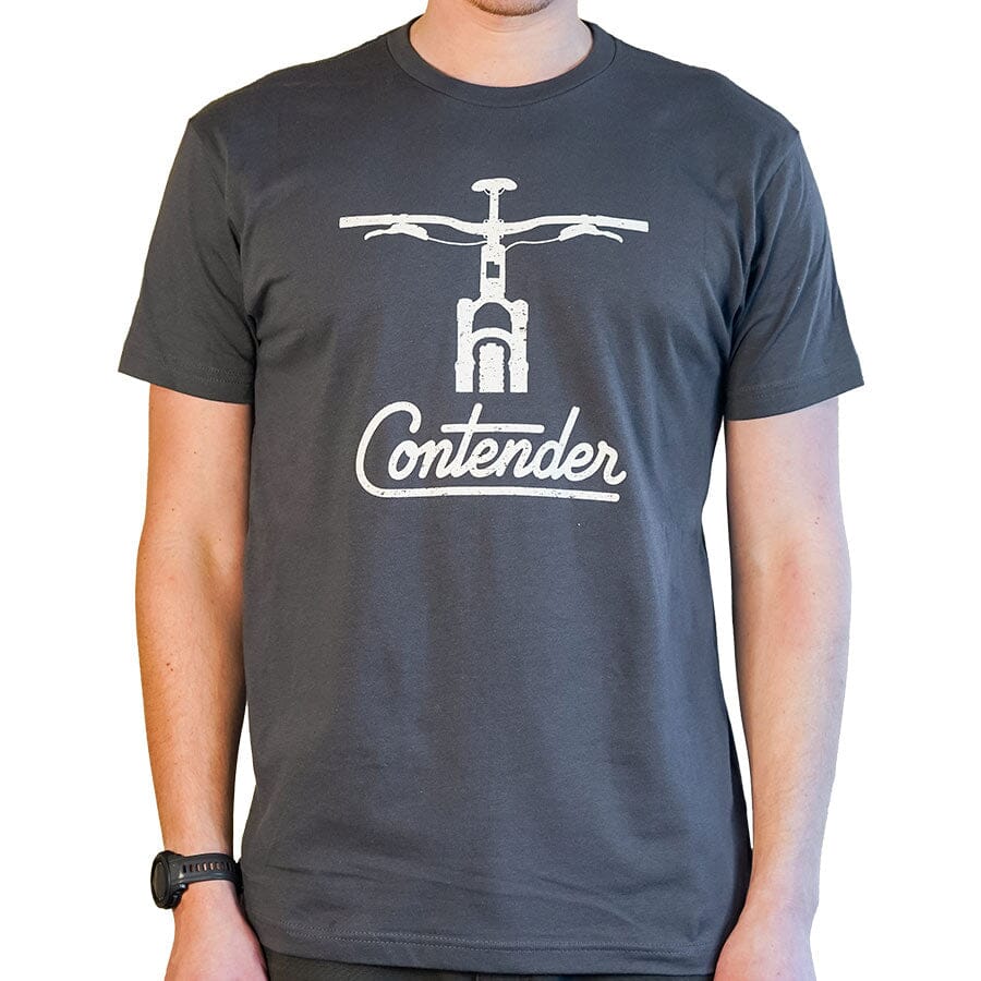 Contender Flat Bar T-Shirt Heavy Metal / Vintage White